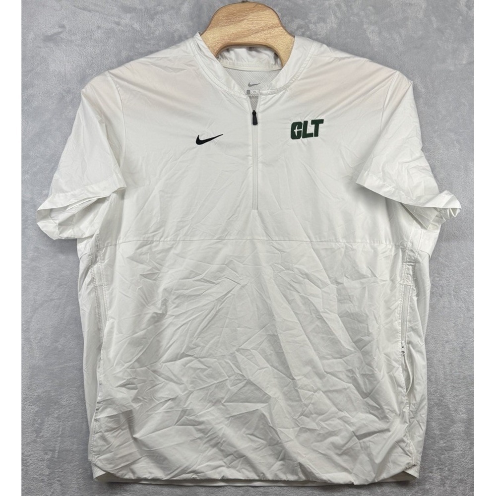 Nike Charlotte 49ers Short Sleeve Jacket White Team Issued Men's Size 2XL